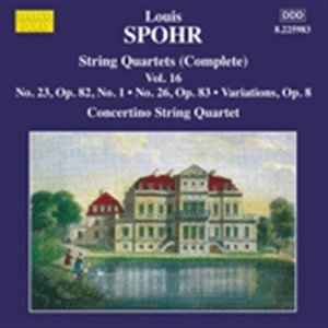 Spohr - String Quartets Vol 16 in der Gruppe UNSERE TIPPS / Weihnachtsgeschenktipp CD bei Bengans Skivbutik AB (1271359)