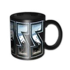 Kiss - Kiss Chrome Logo Black Boxed Mug (German in der Gruppe Minishops / Kiss bei Bengans Skivbutik AB (1533676)