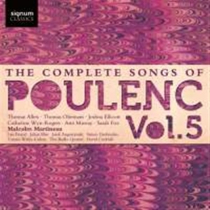 Poulenc Francis - The Complete Songs, Vol. 5 in der Gruppe UNSERE TIPPS / Weihnachtsgeschenktipp CD bei Bengans Skivbutik AB (1552121)