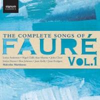 Fauré Gabriel - Complete Songs, Vol. 1 (The) in der Gruppe UNSERE TIPPS / Weihnachtsgeschenktipp CD bei Bengans Skivbutik AB (1976439)