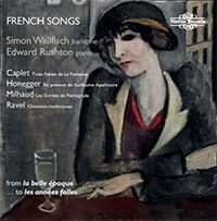 Honegger / Milhaud / Ravel - French Songs in der Gruppe CD bei Bengans Skivbutik AB (2003816)