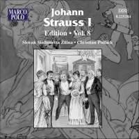 Strauss I Johann - Edition Vol. 8 in der Gruppe CD bei Bengans Skivbutik AB (2007978)