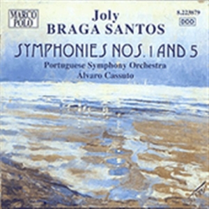 Braga-Santos Joly - Symphony 1 5 in der Gruppe CD bei Bengans Skivbutik AB (2008115)