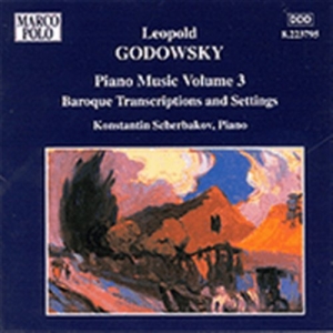 Godowsky Leopold - Piano Music Vol 3 in der Gruppe CD bei Bengans Skivbutik AB (2008183)