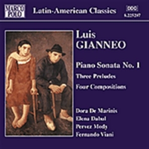 Gianneo Luis - Piano Works Vol 3 in der Gruppe CD bei Bengans Skivbutik AB (2008752)