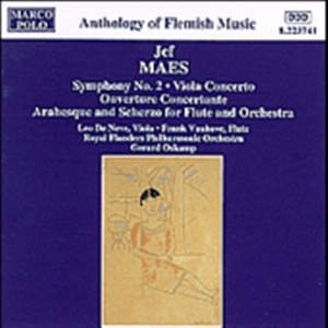 Maes Jef - Symphony 2 Vla Conc in der Gruppe UNSERE TIPPS / Weihnachtsgeschenktipp CD bei Bengans Skivbutik AB (2008776)