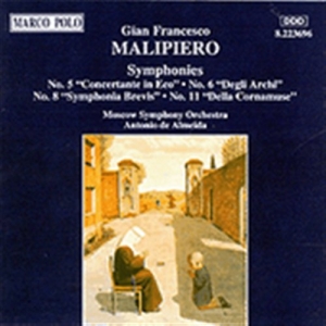 Malipiero Gian Francesco - Symphony 5 6 8 11 in der Gruppe CD bei Bengans Skivbutik AB (2008980)