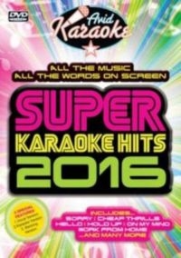 Blandade Artister - Super Karaoke Hits 2016 in der Gruppe DVD & BLU-RAY bei Bengans Skivbutik AB (2103314)