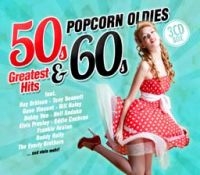 Popcorn Oldies - 50S & 60S Greatest - Various in der Gruppe CD / Pop-Rock bei Bengans Skivbutik AB (2408294)