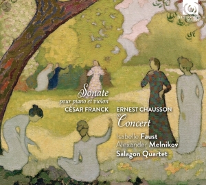 Franck/Chausson - Sonate Pour Piano Et Violon/Concert in der Gruppe UNSERE TIPPS / Klassiska lablar / Harmonia Mundi bei Bengans Skivbutik AB (2523001)