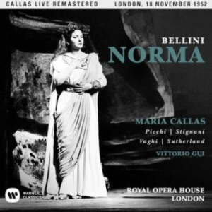 Maria Callas - Bellini: Norma (1952 - London) in der Gruppe CD bei Bengans Skivbutik AB (2547227)