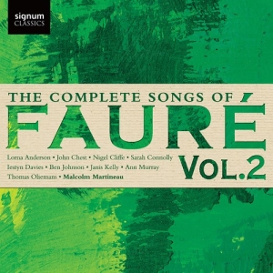 Fauré Gabriel - The Complete Songs Of Faure, Vol. 2 in der Gruppe CD bei Bengans Skivbutik AB (2548303)