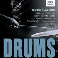 Blandade Artister - Drums - Milestones Of Legends in der Gruppe CD bei Bengans Skivbutik AB (2548311)