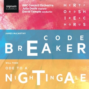 Mccarthy James Todd Will - Codebreaker & Ode To A Nightingale in der Gruppe CD bei Bengans Skivbutik AB (2721338)