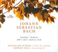 Weber/Hill - Bach:Sonaten Bwv1027-1029&1038 in der Gruppe CD bei Bengans Skivbutik AB (3042934)