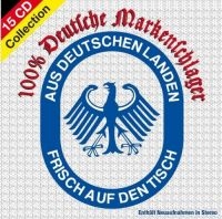 Blandade Artister - 100% Markenschlager in der Gruppe CD bei Bengans Skivbutik AB (3043526)