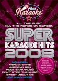 Blandade Artister - Super Karaoke Hits 2008 in der Gruppe DVD & BLU-RAY bei Bengans Skivbutik AB (3044032)