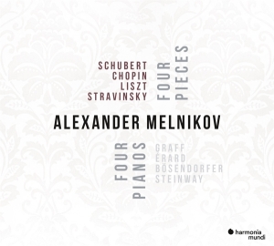 Alexander Melnikov - Four Pieces Four Pianos in der Gruppe CD bei Bengans Skivbutik AB (3052047)