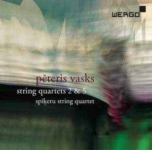 Vasks Peteris - String Quartets 2 & 5 in der Gruppe CD bei Bengans Skivbutik AB (3217638)