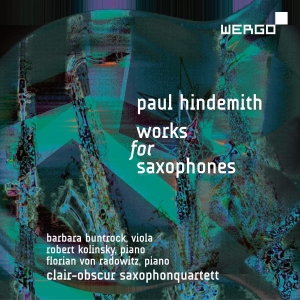 Hindemith Paul - Works For Saxophones in der Gruppe UNSERE TIPPS / Weihnachtsgeschenktipp CD bei Bengans Skivbutik AB (3236772)