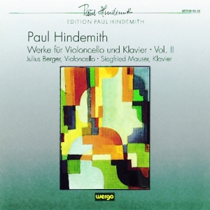 Hindemith Paul - Works For Cello And Piano, Vol. 2 in der Gruppe CD bei Bengans Skivbutik AB (3311251)