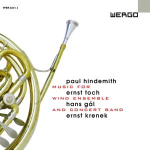 Hindemith Toch Gal Krenek - Music For Wind Ensemble And Concert in der Gruppe CD bei Bengans Skivbutik AB (3312484)