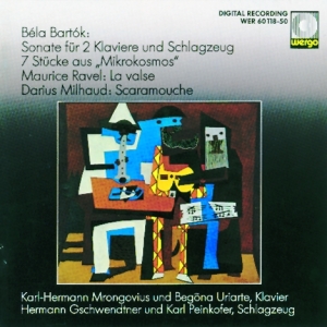 Bartok Ravel Milhaud - Sonate Für 2 Klaviere Und Schlagzeu in der Gruppe CD bei Bengans Skivbutik AB (3330217)