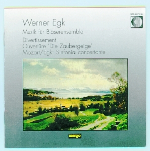 Egk Werner - Musik Für Bläserensemble in der Gruppe CD bei Bengans Skivbutik AB (3330220)