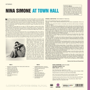 Nina Simone - At Town Hall in der Gruppe UNSERE TIPPS / Weihnachtsgeschenktipp Vinyl bei Bengans Skivbutik AB (3630870)