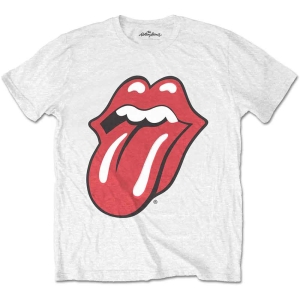 Rolling Stones - Classic Tongue Uni White T-Shirt in der Gruppe MERCHANDISE / T-shirt / Pop-Rock bei Bengans Skivbutik AB (3834166r)