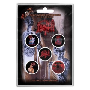 Death - BUTTON BADGE PACK: ALBUMS (RETAIL PACK) in der Gruppe MK Export CDON Merch bei Bengans Skivbutik AB (3882362)