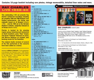 Charles Ray - Live 1958-1960 in der Gruppe CD / Pop-Rock,Övrigt bei Bengans Skivbutik AB (3922602)