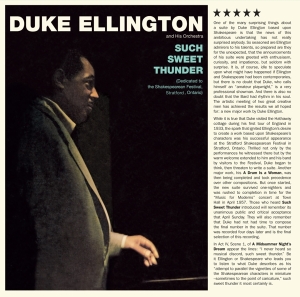 Duke Ellington - Such Sweet Thunder in der Gruppe CD / Jazz bei Bengans Skivbutik AB (3924149)