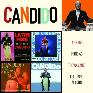 Candido - Latin Fire/In Indigo/Volcanic/Feat Al Cohn in der Gruppe CD / Elektroniskt,World Music bei Bengans Skivbutik AB (3928927)