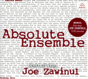 Joe Zawinul - Absolute Zawinul in der Gruppe CD / Jazz bei Bengans Skivbutik AB (3933847)