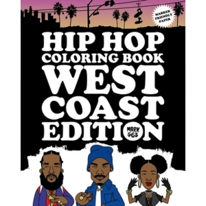 Mark 563  - Hip Hop coloring book : West Coast Editi in der Gruppe UNSERE TIPPS / Musikbücher bei Bengans Skivbutik AB (3970915)