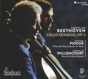 Raphael Pidoux - Beethoven Cello Sonatas Op. 5 in der Gruppe CD / Klassiskt,Övrigt bei Bengans Skivbutik AB (3995057)