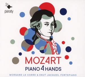 Knut Jacques - Mozart Piano 4 Hands in der Gruppe CD / Klassiskt,Övrigt bei Bengans Skivbutik AB (3995058)