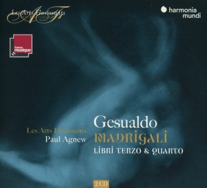 Les Arts Florissants / Paul Agnew - Gesualdo Madrigali Libri Terzo & Quarto in der Gruppe CD / Klassiskt,Övrigt bei Bengans Skivbutik AB (3995301)