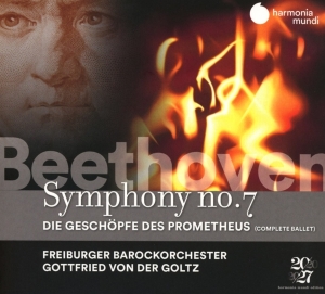 Freiburger Barockorchester / Gottfried Von Der Goltz - Beethoven Symphony No.7 / Die Geschopfe Des Prometheus in der Gruppe CD / Klassiskt,Övrigt bei Bengans Skivbutik AB (3995337)