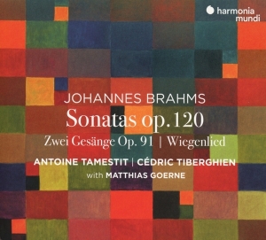 Tamestit Antoine/Cédric Tiberghien/Matthias Goerne - Brahms: Viola Sonatas Op. 120 in der Gruppe CD / Klassiskt,Övrigt bei Bengans Skivbutik AB (3995338)