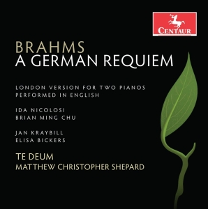 Te Deum - Brahms: A German Requiem Op.45 (London Version) in der Gruppe CD / Klassiskt,Övrigt bei Bengans Skivbutik AB (3995886)