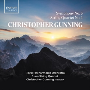 Gunning Christopher - Symphony No. 5 & String Quartet No. in der Gruppe UNSERE TIPPS / Weihnachtsgeschenktipp CD bei Bengans Skivbutik AB (4017843)