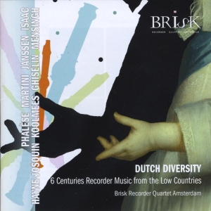 Brisk Recorder Quartet - Dutch Diversity in der Gruppe CD / Klassiskt,Övrigt bei Bengans Skivbutik AB (4046148)