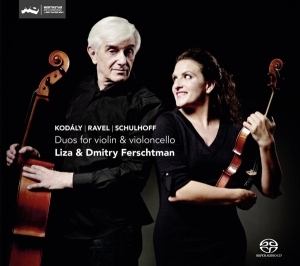 Liza & Dmitry Ferschtman - Duos For Violin & Violoncello in der Gruppe CD / Klassiskt,Övrigt bei Bengans Skivbutik AB (4046179)