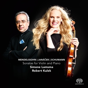 Simone Lamsma - Sonatas For Violin & Piano in der Gruppe CD / Klassiskt,Övrigt bei Bengans Skivbutik AB (4047240)