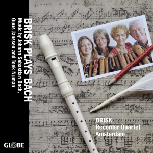 Brisk Recorder Quartet Amsterdam - Brisk Plays Bach in der Gruppe CD / Klassiskt,Övrigt bei Bengans Skivbutik AB (4047303)