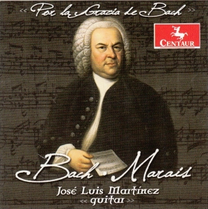 Jose Luis Martinez - Por La Gracia De Bach in der Gruppe CD / Klassiskt,Övrigt bei Bengans Skivbutik AB (4047427)