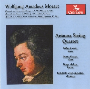 Arianna String Quartet - Quintets & Quartet in der Gruppe CD / Klassiskt,Övrigt bei Bengans Skivbutik AB (4047809)