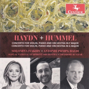 Solomiya Ivakhiv - Haydn And Hummel Concertos For Violin, Piano And O in der Gruppe CD / Klassiskt,Övrigt bei Bengans Skivbutik AB (4048920)